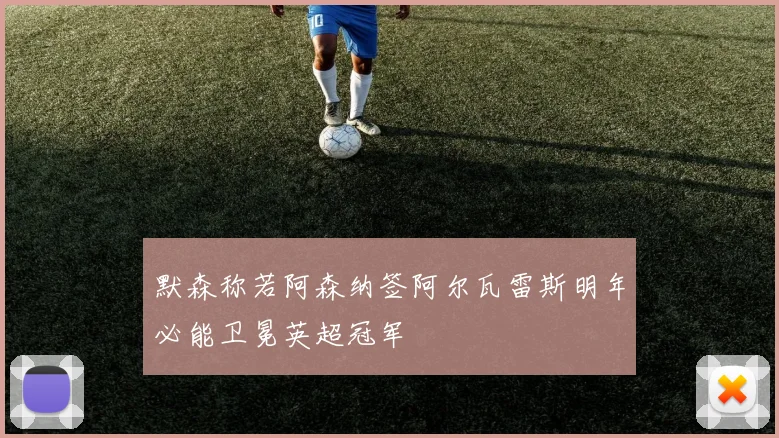 默森称若阿森纳签阿尔瓦雷斯明年必能卫冕英超冠军